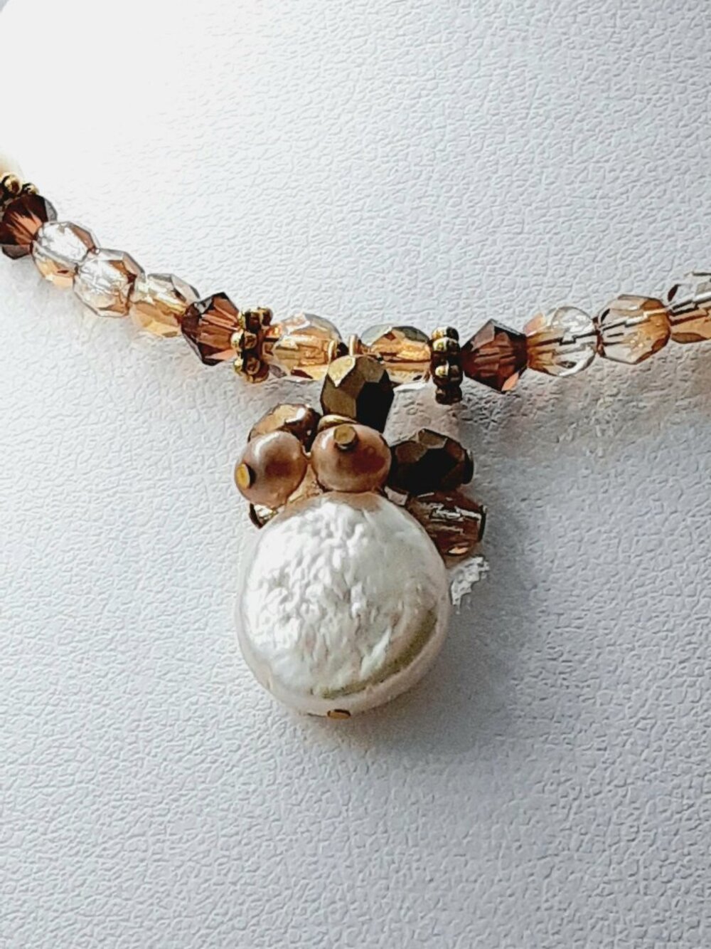 NEW 17 inch baroque pearl necklace - Picture 2 of 10